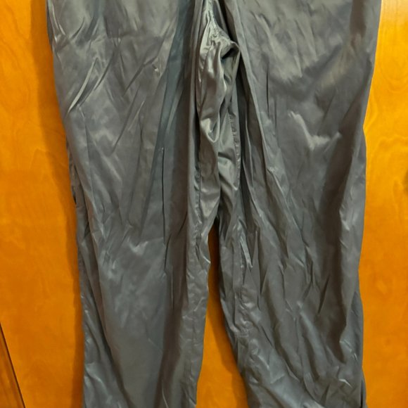 Nike Lined Jogging Pants Gray with Zipper‎ Legs - Picture 4 of 13